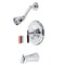 Kingston Brass KB6631CKL Single-Handle Tub and Shower Faucet, Polished Chrome KB6631CKL - alternate 1
